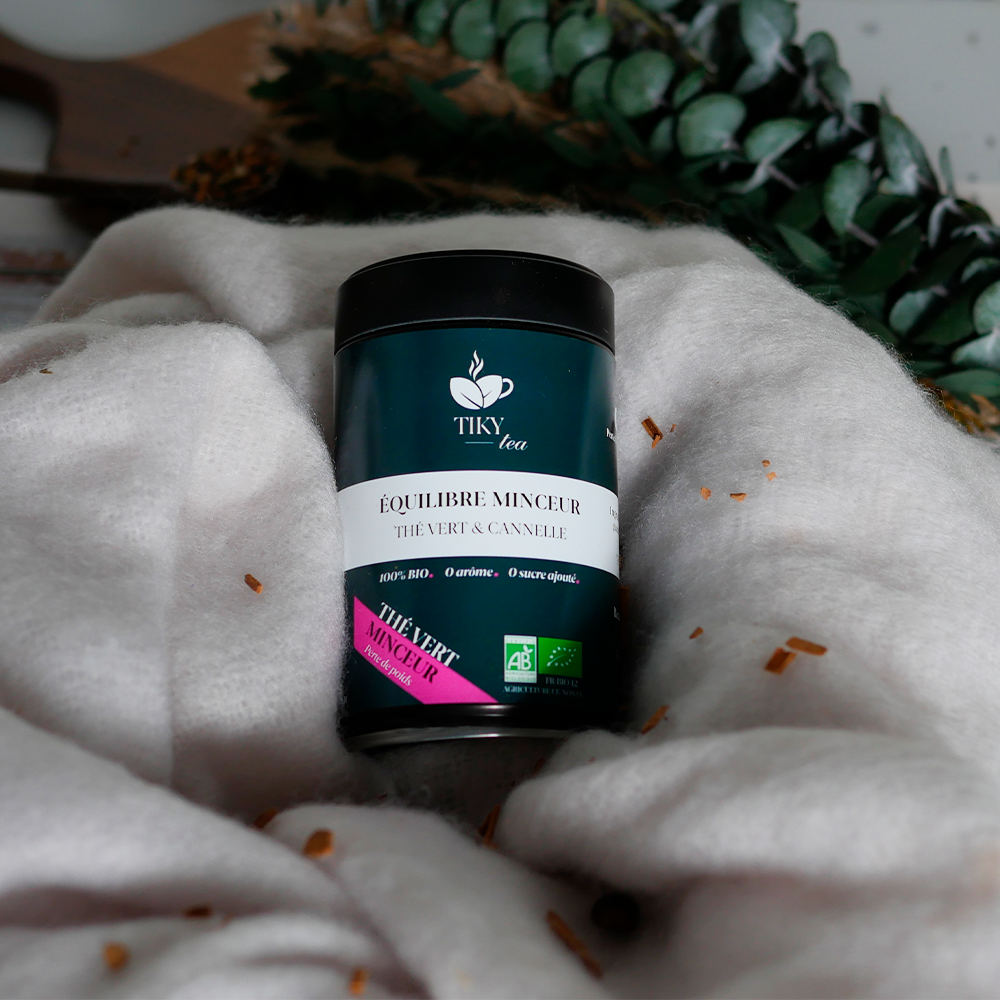 ÉQUILIBRE MINCEUR - Thé vert & Cannelle - BIO - TikyTea