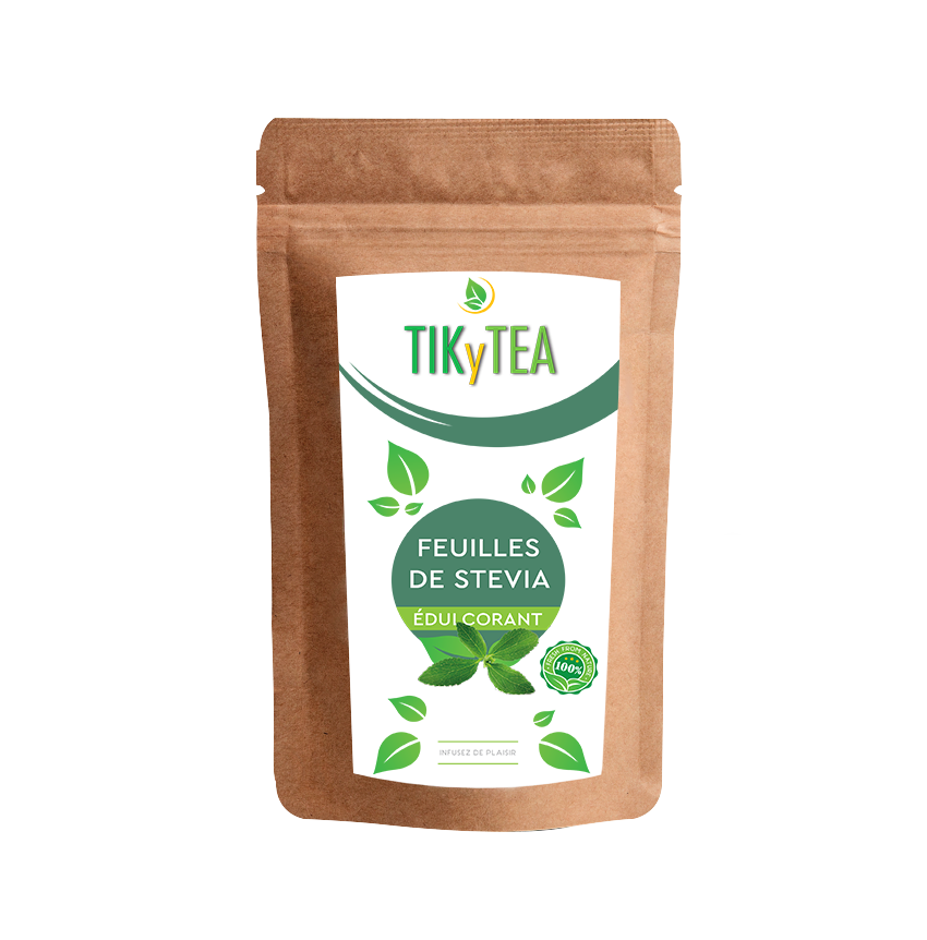 FEUILLES DE STÉVIA  - Édulcorant naturel - BIO - TikyTea