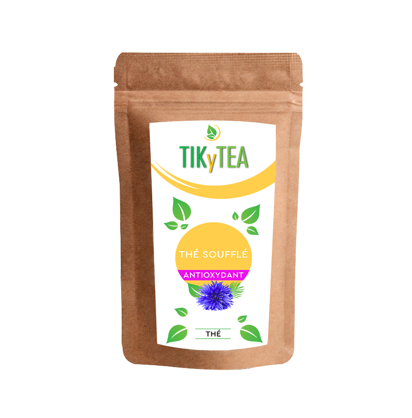 THÉ SOUFFLÉ - Thé Pu Erh & Fleur de Bleuet - BIO - TikyTea
