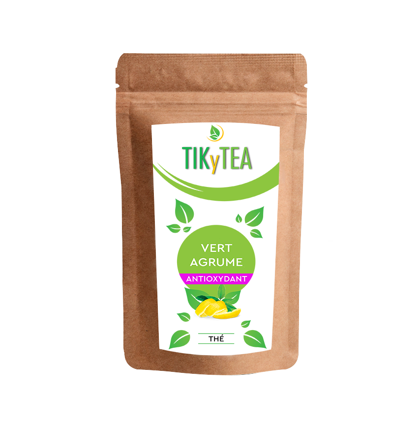 VERT AGRUME - Thé vert & Citron - TikyTea