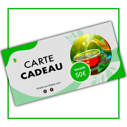 Carte cadeau TIKYTEA - TikyTea